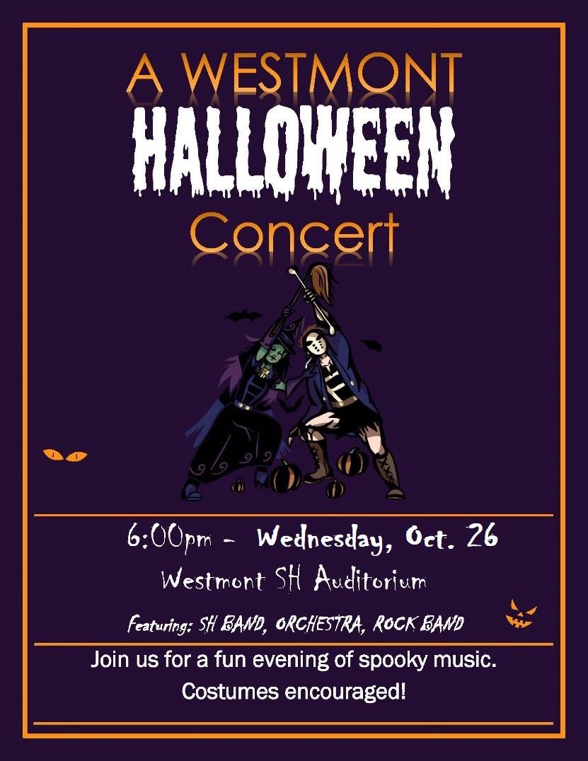 Halloween concert poster